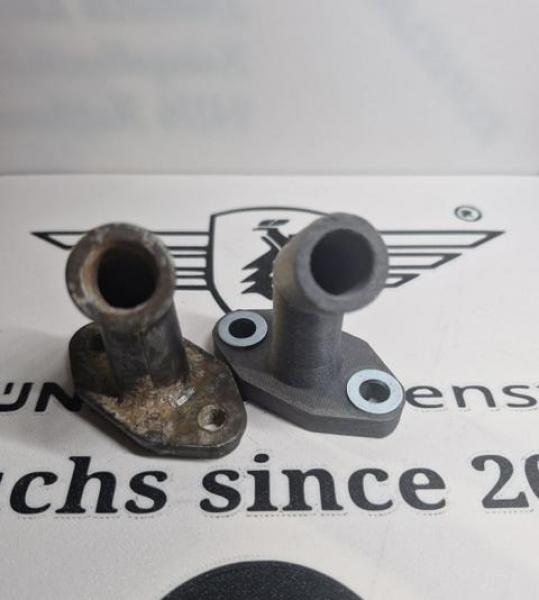 Zündapp Ansaugstutzen für ZR 10 / 20 / ZB 22 ZD 10 Mofa mit 10er Bing Vergaser ET : 250-04.102